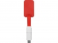 Зарядный кабель «Charge-it» 3 в 1, красный/белый, пластик/металл - 4