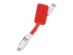 Зарядный кабель «Charge-it» 3 в 1, красный/белый, пластик/металл - 3
