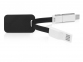 Зарядный кабель «Charge-it» 3 в 1, черный/белый, пластик/металл - 2