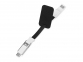 Зарядный кабель «Charge-it» 3 в 1, черный/белый, пластик/металл - 3