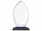 Награда «Flame», прозрачный, синий, стекло - 1