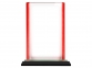 Награда «Line», прозрачный, красный, стекло - 1