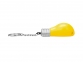 Брелок-рулетка для ключей «Лампочка», 1м, желтый/серебристый, пластик/металл - 3