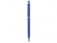 Ручка-стилус металлическая шариковая «Jucy Soft» soft-touch, синий, металл - 2