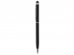 Ручка-стилус металлическая шариковая «Jucy Soft» soft-touch, черный, металл - 2