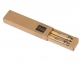 Набор «Bamboo»: шариковая ручка и механический карандаш, натуральный, бамбук/металл - 4