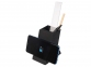 Настольное беспроводное зарядное устройство «Glow Box», черный, пластик с покрытием soft-touch - 2