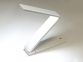 Складывающаяся настольная LED лампа «Stack», белый, пластик - 3