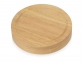 Подарочный набор для сыра в деревянной упаковке «Reggiano», светло-коричневый, каучуковое дерево, нержавеющая сталь - 4