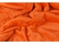 Плед мягкий флисовый «Fancy», оранжевый, флис из 100% полиэстера - 1