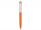 Ручка шариковая «ECO W» из пшеничной соломы, оранжевый, переработанный пластик - 70%, пшеничное соломенное волокно - 30% - 1