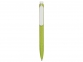 Ручка шариковая «ECO W» из пшеничной соломы, зеленое яблоко, переработанный пластик - 70%, пшеничное соломенное волокно - 30% - 1