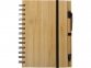 Блокнот «Bamboo tree» с ручкой, бежевый, бамбук, бумага. - 2