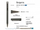 Ручка металлическая шариковая «Bergamo», серый, металл с покрытием silk-touch - 2