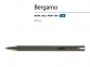 Ручка металлическая шариковая «Bergamo», серый, металл с покрытием silk-touch - 1