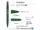 Ручка металлическая шариковая «Portofino», зеленый, металл с покрытием silk-touch - 2
