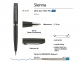 Ручка металлическая шариковая «Sienna», черный, металл с покрытием silk-touch - 2