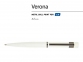 Ручка металлическая шариковая «Verona», белый, металл с покрытием silk-touch - 1