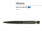 Ручка металлическая шариковая «Verona», черный, металл с покрытием silk-touch - 1