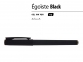 Ручка пластиковая гелевая «Egoiste Black», черный, пластик с покрытием silk-touch - 1