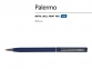 Ручка металлическая шариковая «Palermo», темно-синий/серебристый, металл с покрытием silk touch - 1