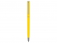 Ручка пластиковая шариковая «Наварра», желтый матовый/серебристый, пластик/металл - 1