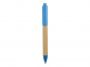Ручка картонная шариковая «Эко 2.0», бежевый/голубой, картон/пластик - 1