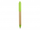 Ручка картонная шариковая «Эко 2.0», бежевый/зеленое яблоко, картон/пластик - 1