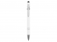 Ручка-стилус металлическая шариковая «Sway» soft-touch, белый/серебристый, металл c покрытием soft-touch - 1