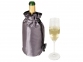 Охладитель для бутылки шампанского Cold bubbles из ПВХ в виде мешочка, серебристый - 1
