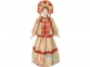Подарочный набор «Катерина»: кукла, платок, кукла- фарфор; платок- шерсть 80%/вискоза 20%, сундук- дерево - 1