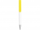Ручка-подставка «Кипер», белый/желтый, пластик - 1
