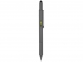 Ручка-стилус металлическая шариковая «Tool» с уровнем и отверткой, серый, металл - 5