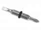 Ручка-стилус металлическая шариковая «Tool» с уровнем и отверткой, серый, металл - 3