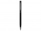 Ручка металлическая шариковая «Атриум софт-тач», черный/серебристый, металл - 1