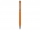 Ручка металлическая шариковая «Атриум софт-тач», оранжевый/серебристый, металл - 1