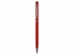 Ручка металлическая шариковая «Атриум софт-тач», красный/серебристый, металл - 1