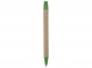 Ручка картонная шариковая «Эко 3.0», светло-коричневый/зеленый, картон/пластик - 3