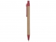Ручка картонная шариковая «Эко 3.0», светло-коричневый/красный, картон/пластик - 2