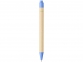 Ручка шариковая «Berk», натуральный/синий, переработанный картон/кукурузный пластик - 1