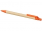 Ручка шариковая «Berk», натуральный/оранжевый, переработанный картон/кукурузный пластик - 2