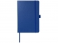 Записная книжка А5 «Nova», синий, бумага, имитирующая кожу - 1