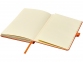 Записная книжка А5 «Nova», оранжевый, бумага, имитирующая кожу - 4