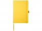 Записная книжка А5 «Nova», желтый, бумага, имитирующая кожу - 1