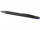 Ручка-стилус металлическая шариковая «Dax» soft-touch, черный/синий, металл с резиновым покрытием - 3