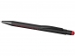 Ручка-стилус металлическая шариковая «Dax» soft-touch, черный/красный, металл с резиновым покрытием - 3
