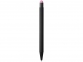 Ручка-стилус металлическая шариковая «Dax» soft-touch, черный/розовый, металл с резиновым покрытием - 1