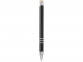 Ручка металлическая шариковая «Moneta» с цветной кнопкой, черный, алюминий - 1