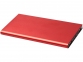 Портативное зарядное устройство «Plate», 8000 mAh, красный, алюминий - 4