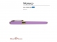 Ручка пластиковая шариковая «Monaco», сиреневый/золотистый, пластик с покрытием silk-touch/металл - 1